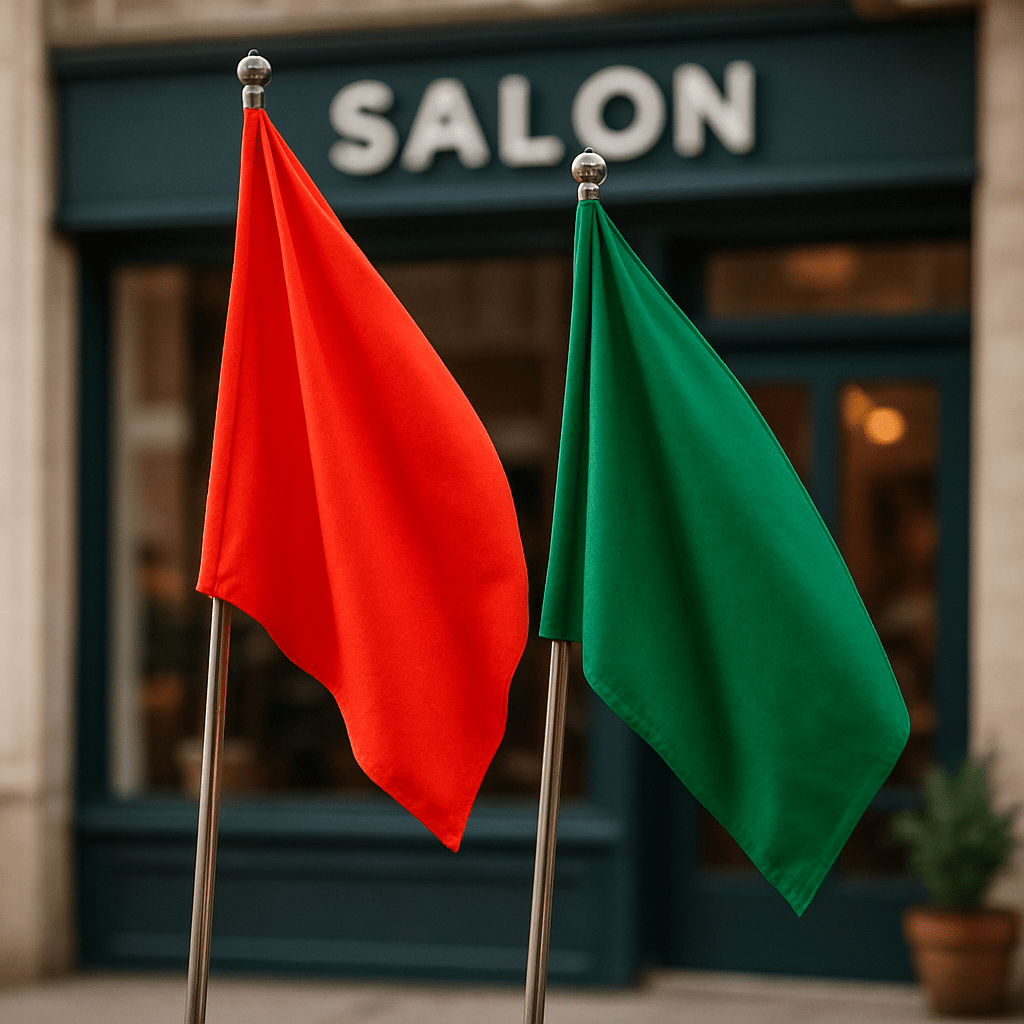 Avoiding Red Flags in Salon Workplaces (and Green Flags to Look For&nbsp;Instead)